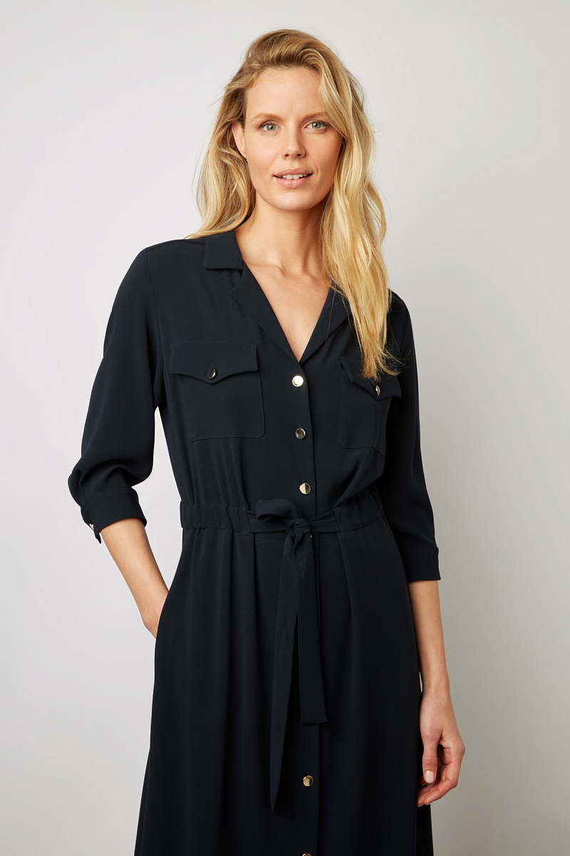 EZRA - Струящееся платье-рубашка