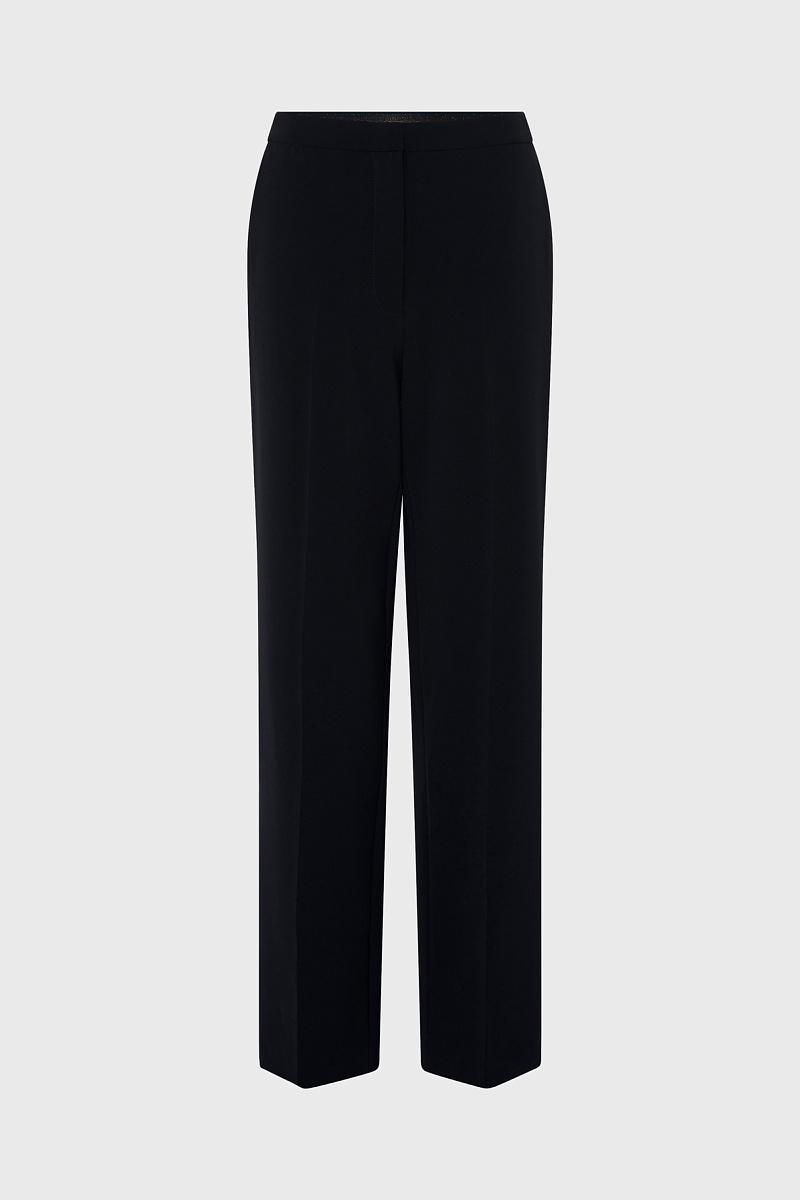 ALYCIA - Черные прямые брюки с эластичным поясом