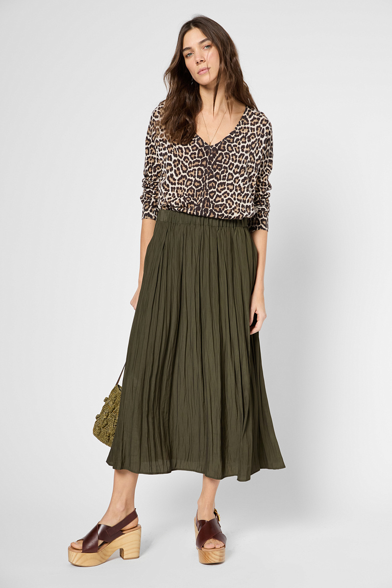 JAZIA - Пуловер с леопардовым принтом