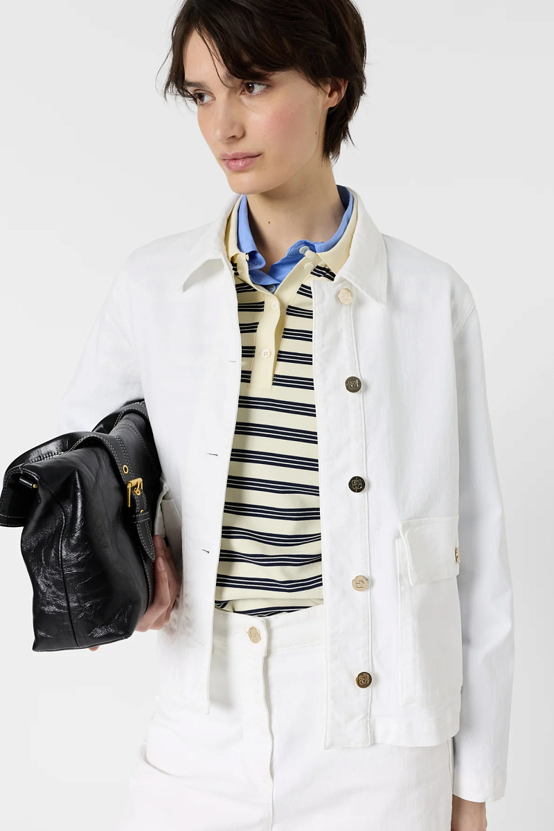 THYRA - Белая джинсовая куртка