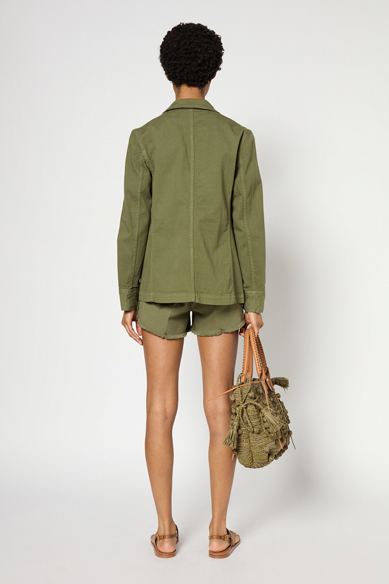 RONNY - Куртка в стиле милитари с золотыми пуговицами