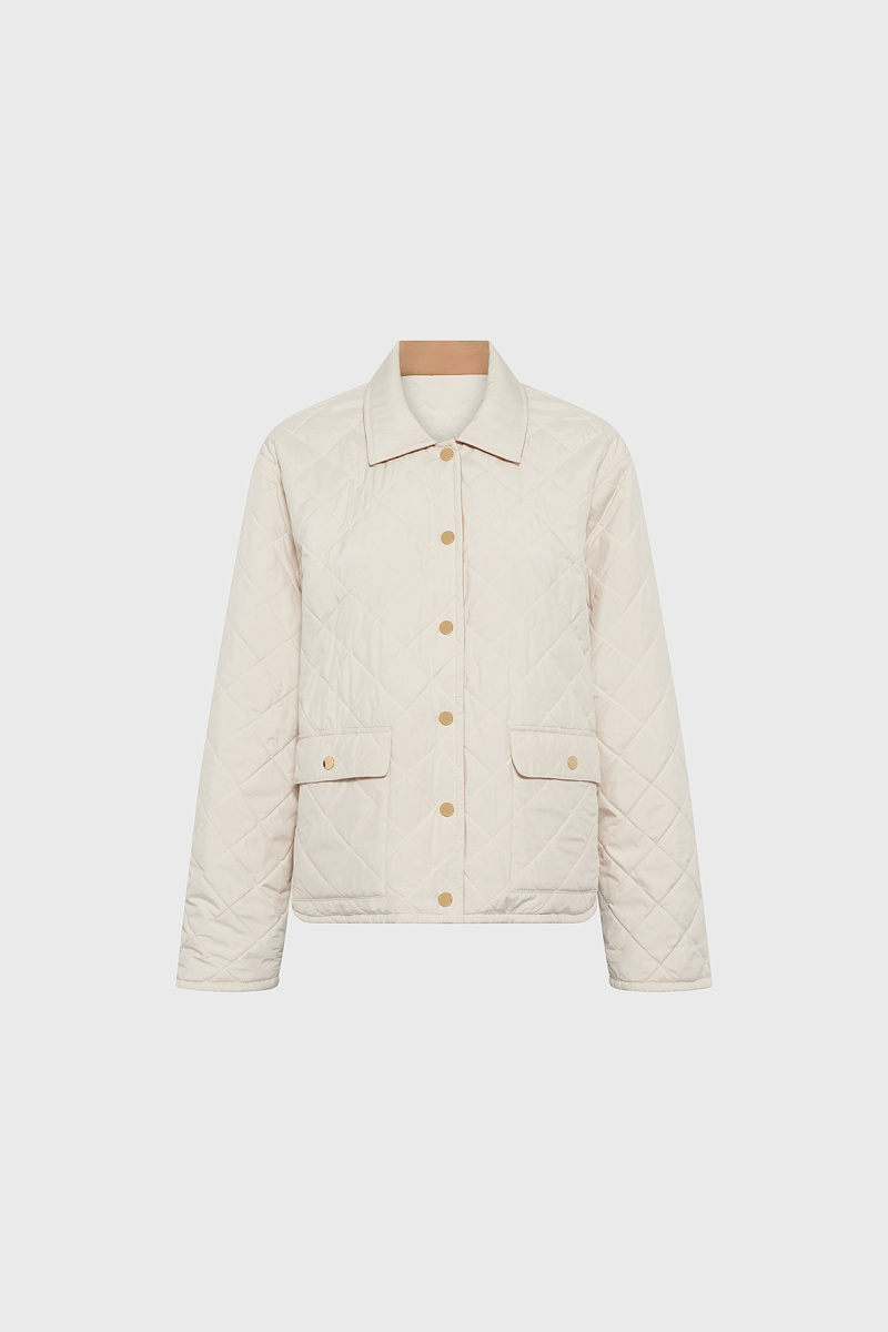 PHEONA - Бежевая двусторонняя стеганая куртка