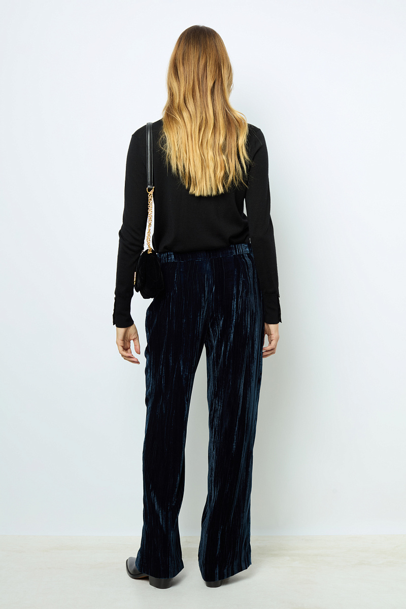 NORIA - Брюки широкого кроя из бархата