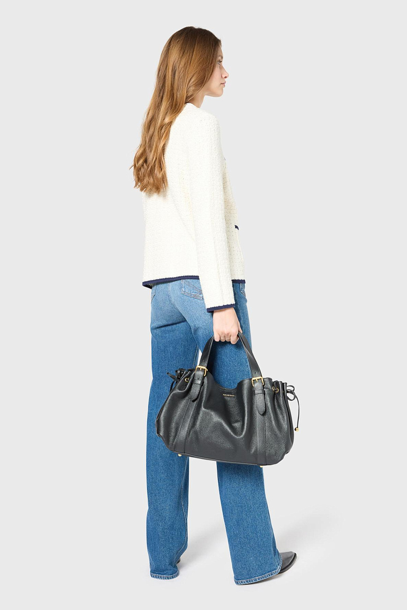 Кардиган из хлопка с золотистыми пуговицами