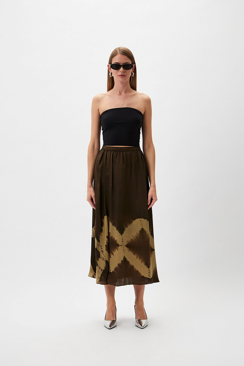 CATRIONA - Юбка-миди с принтом тай-дай