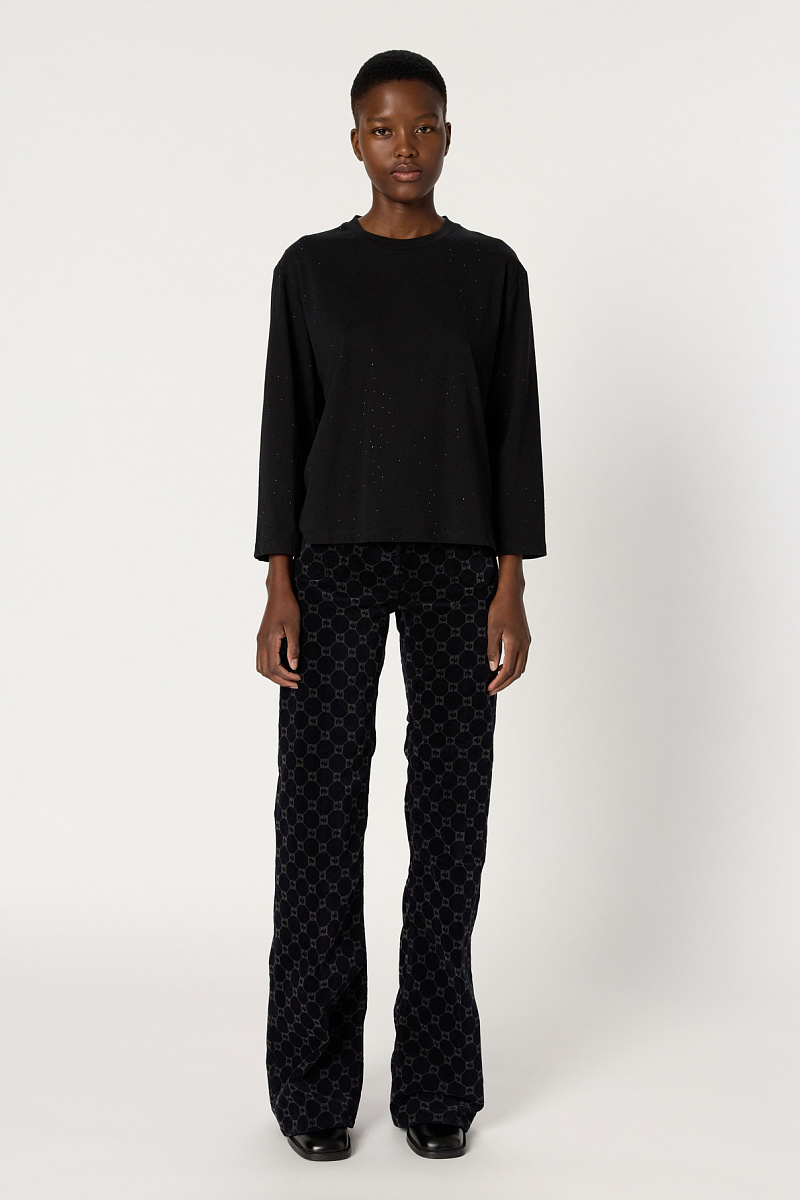 HERMINE - Лонгслив со стразами HERMINE - Лонгслив со стразами