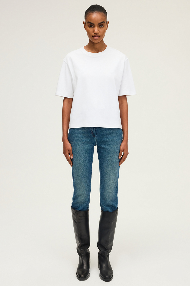 HEVA - Футболка из хлопка с круглым вырезом HEVA - Футболка из хлопка с круглым вырезом