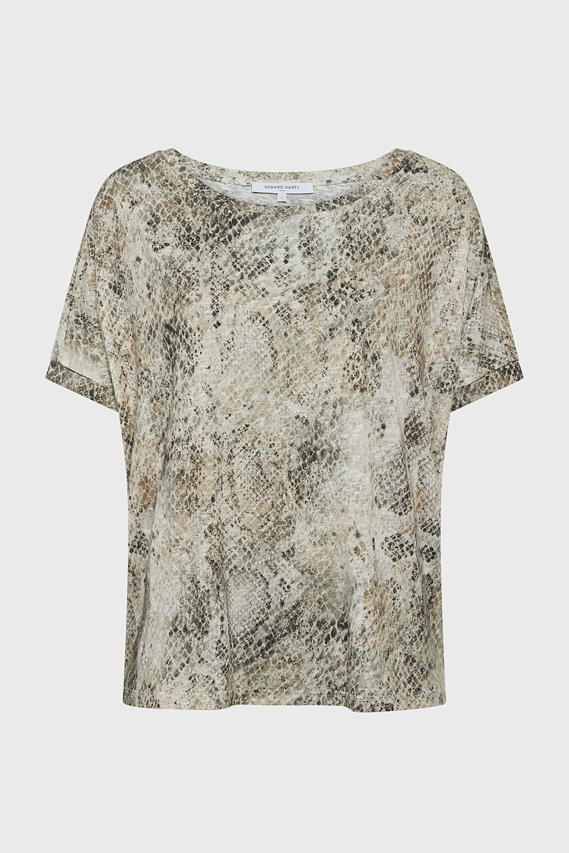 GENEVIEVE - Футболка oversize-кроя с принтом