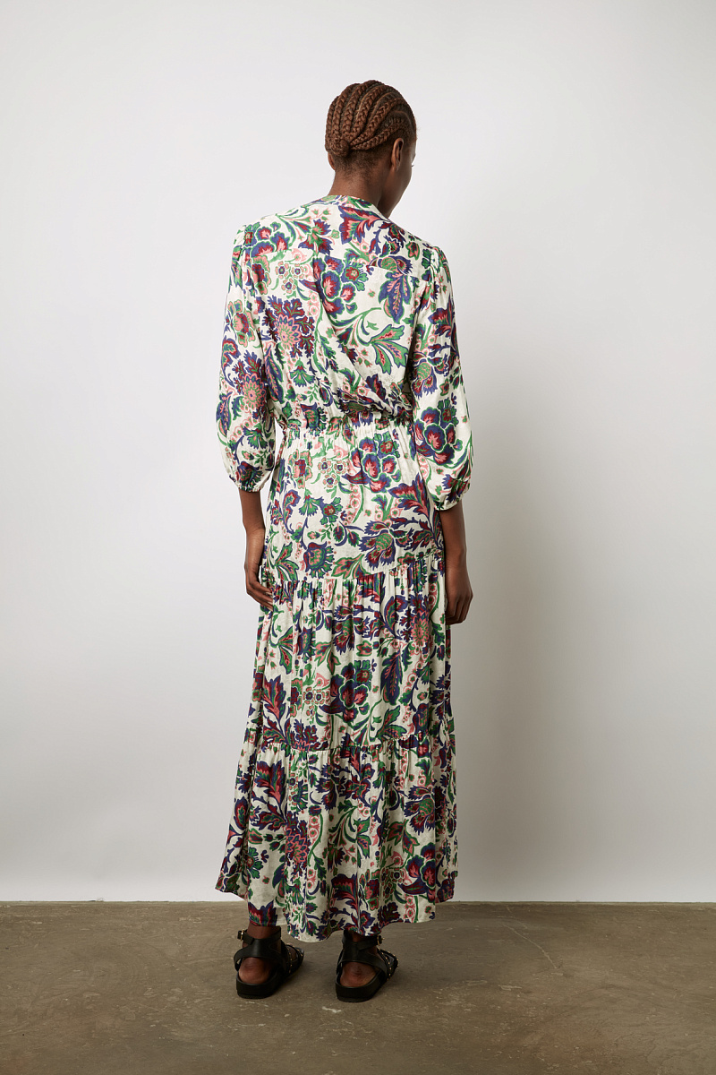 ELYCIA - Макси-платье с цветочным принтом из вискозы