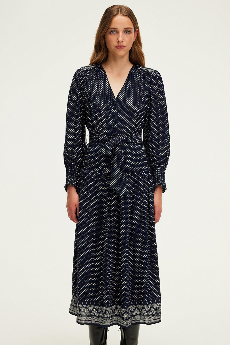 SYLVIA - Приталенное макси-платье