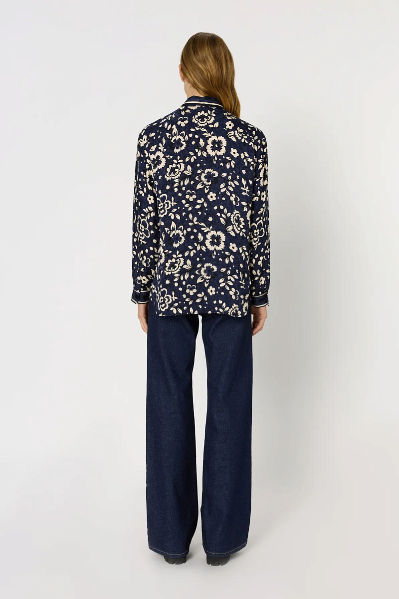 ANABELLE - Блуза из 100% вискозы с цветочным принтом