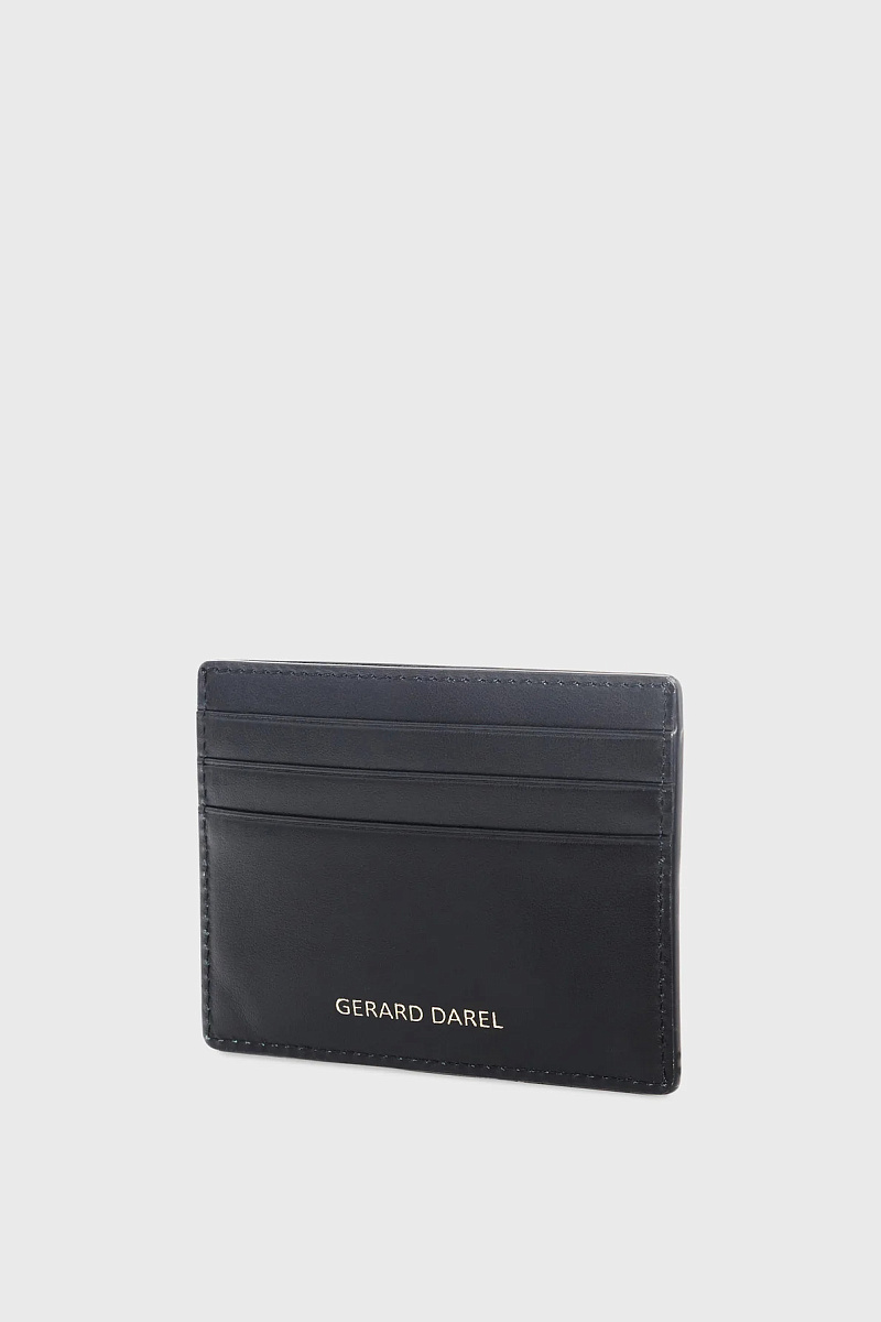 CARDHOLDER - Черный картхолдер из кожи