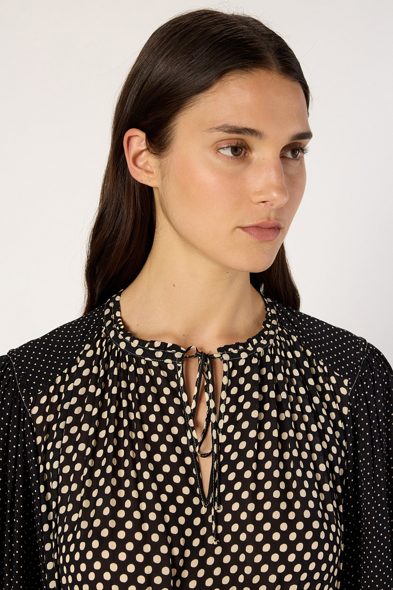 LOVA - Длинное эластичное платье в горошек