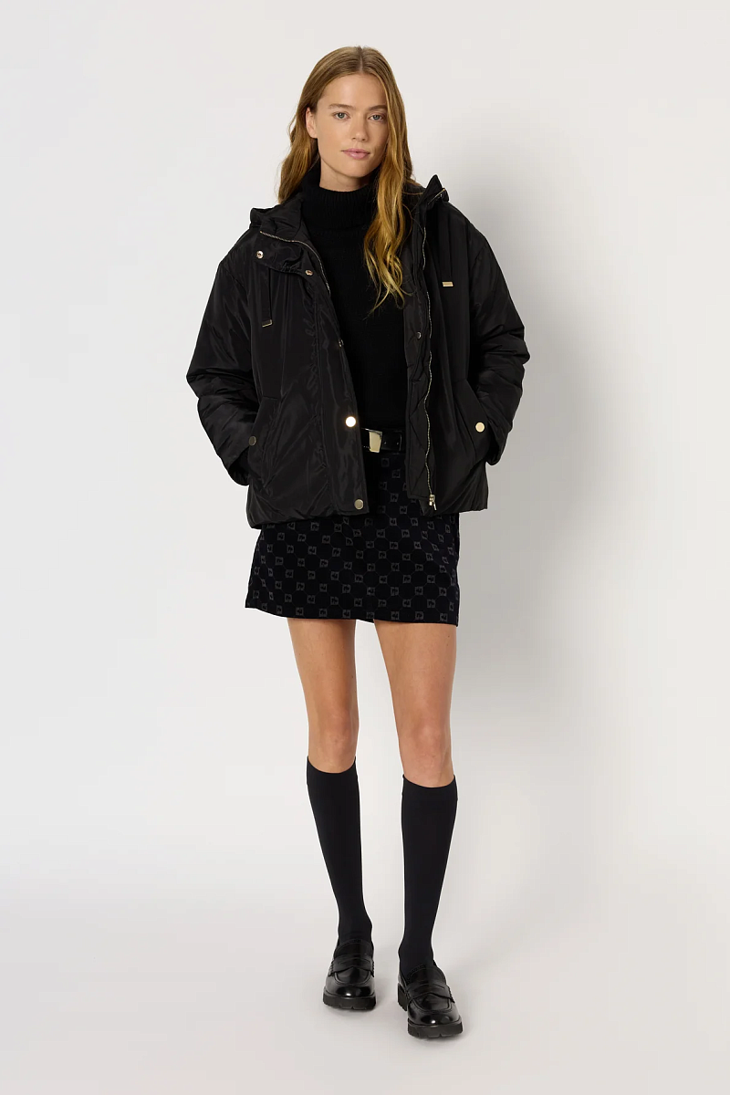 MARISSA - Укороченная дутая куртка с капюшоном
