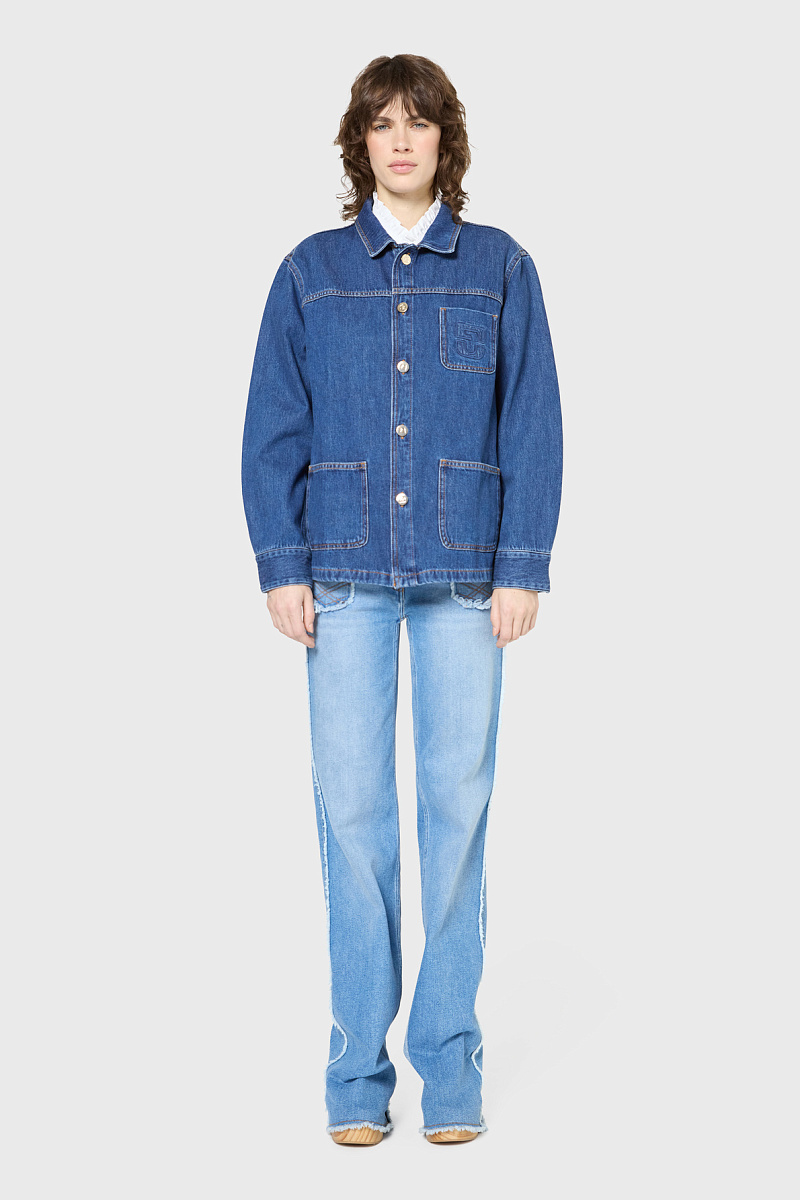 RITZA - Джинсовая куртка с золотистыми пуговицами