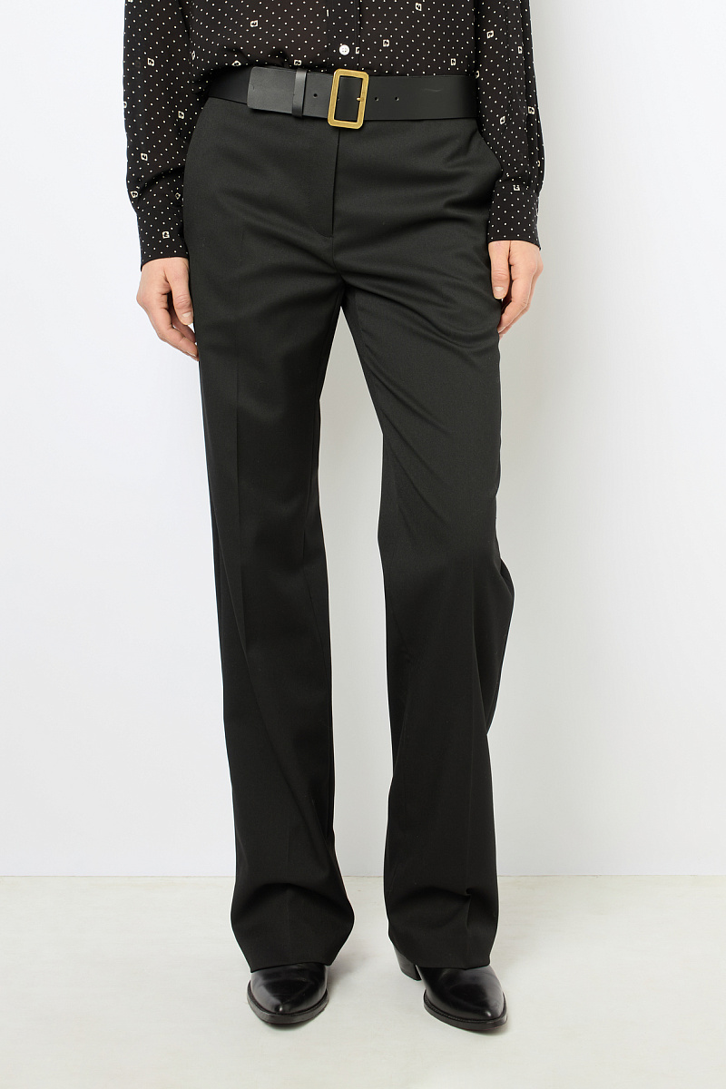 DAHO - Костюмные брюки черного цвета