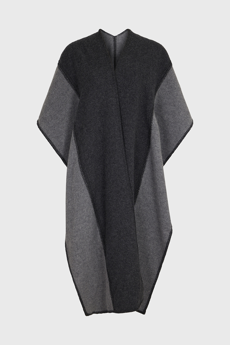 DAMIANE - Двухцветное пончо