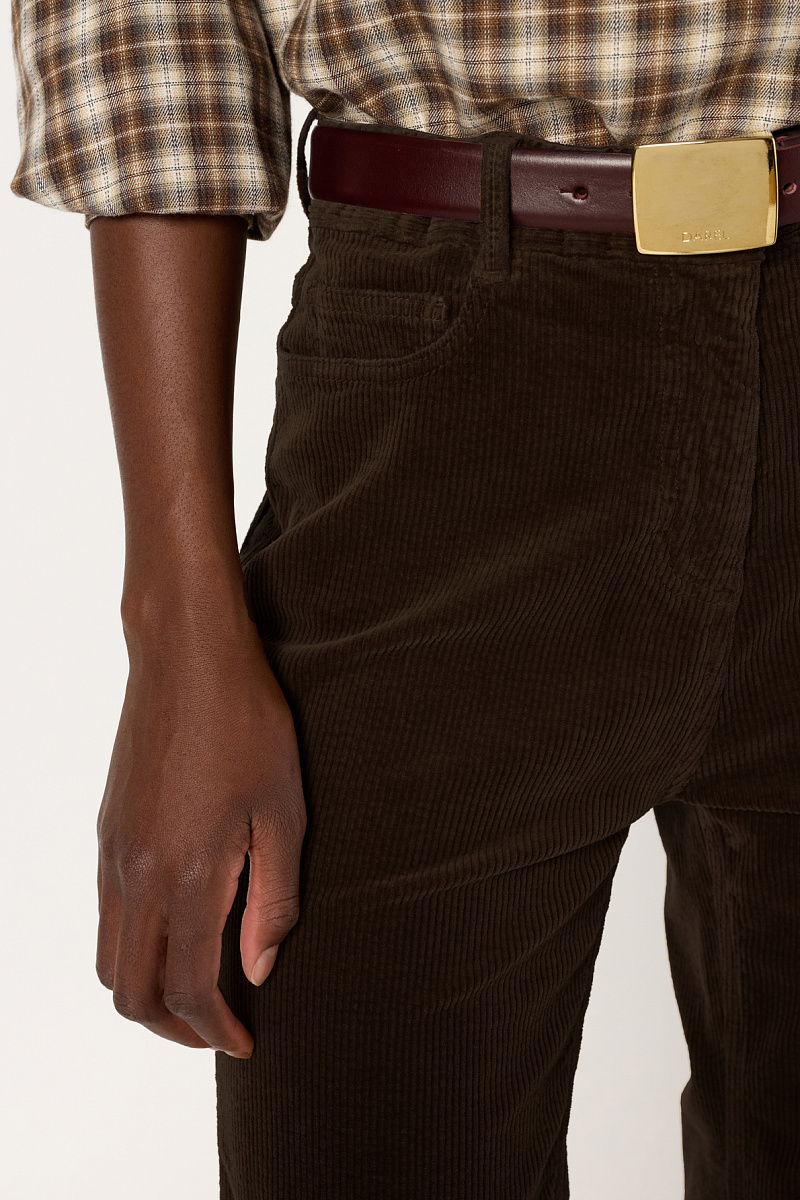 CHANTAL - Расклешенные вельветовые брюки