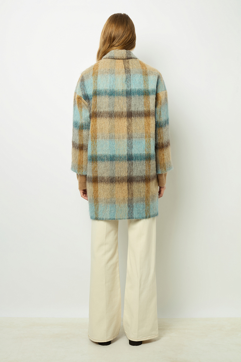 LEONILLE - Пальто широкого кроя в клетку