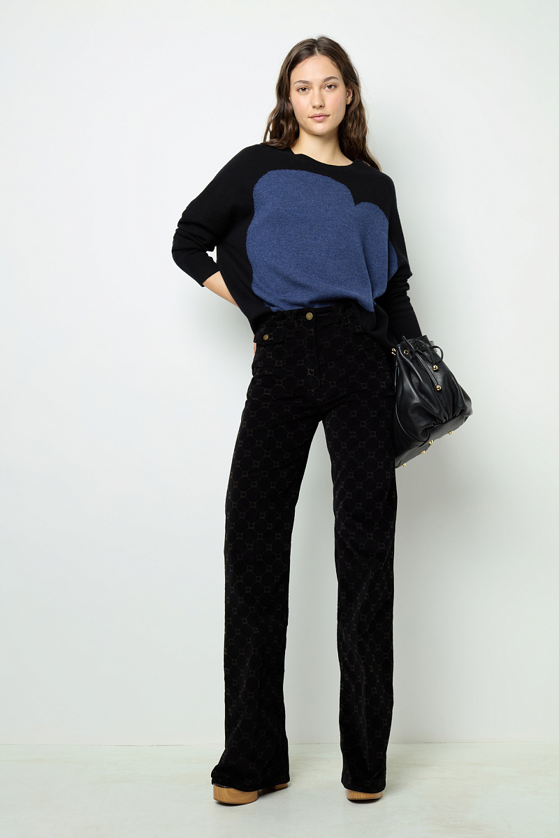 JORDANE - Джемпер с принтом в виде сердца из шерсти