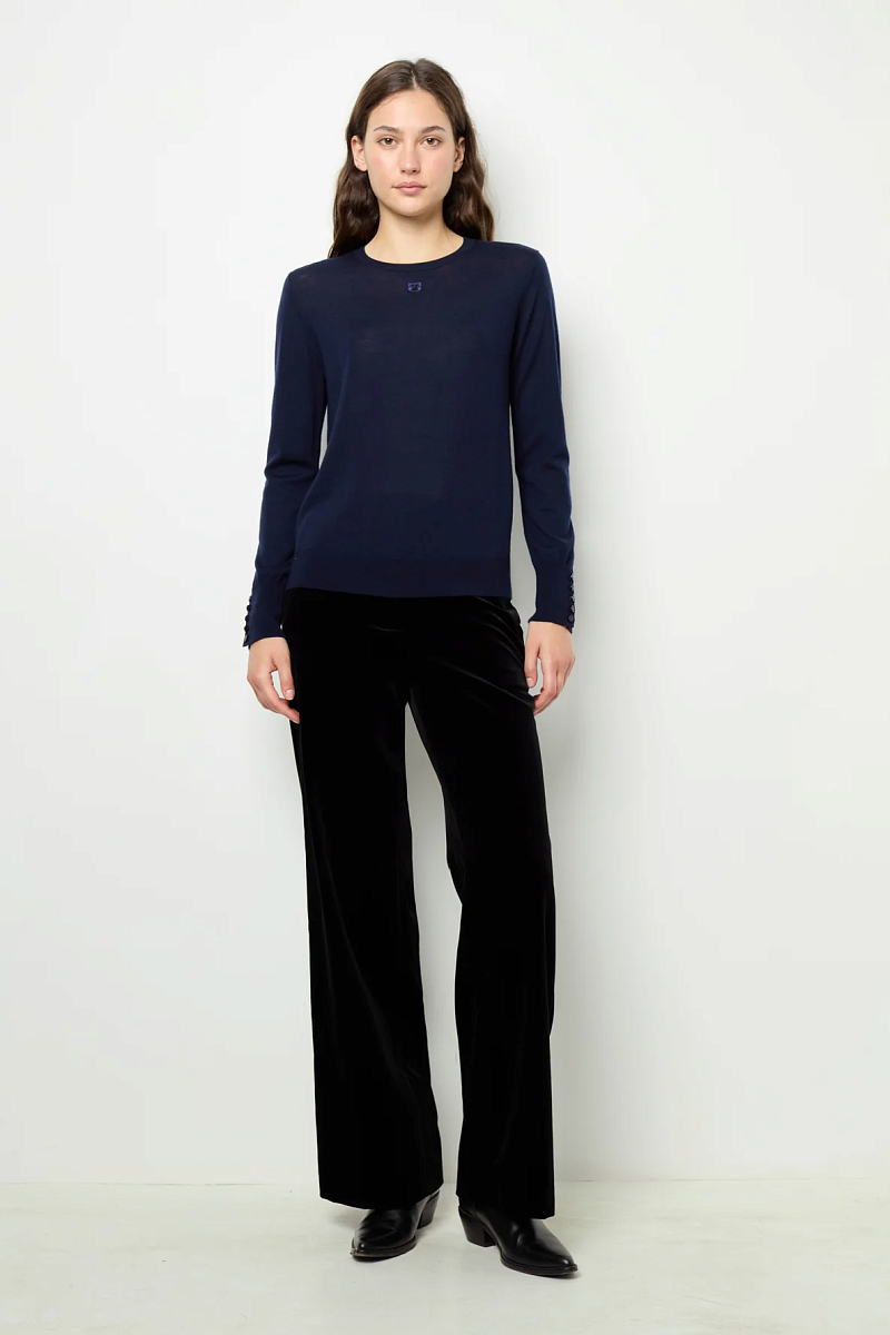 JADE - Пуловер из тонкой шерсти с круглым вырезом