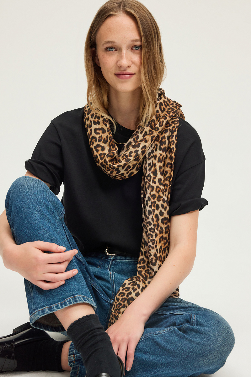 HEVA - Футболка из 100% хлопка с круглым вырезом