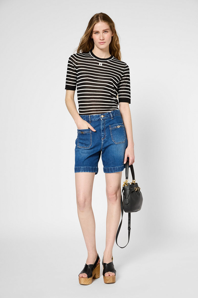 JANNA - Джемпер из хлопка и шелка