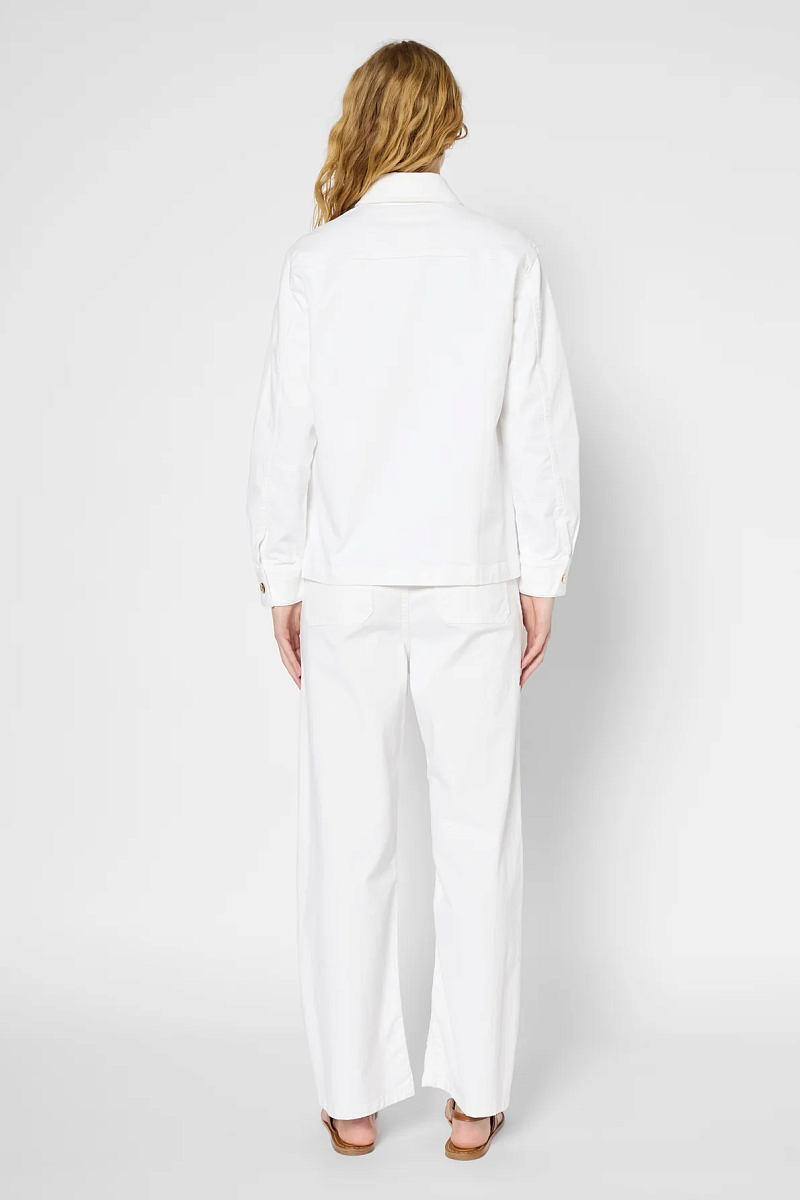 RUBIA - Куртка прямого кроя из денима с золотистыми пуговицами