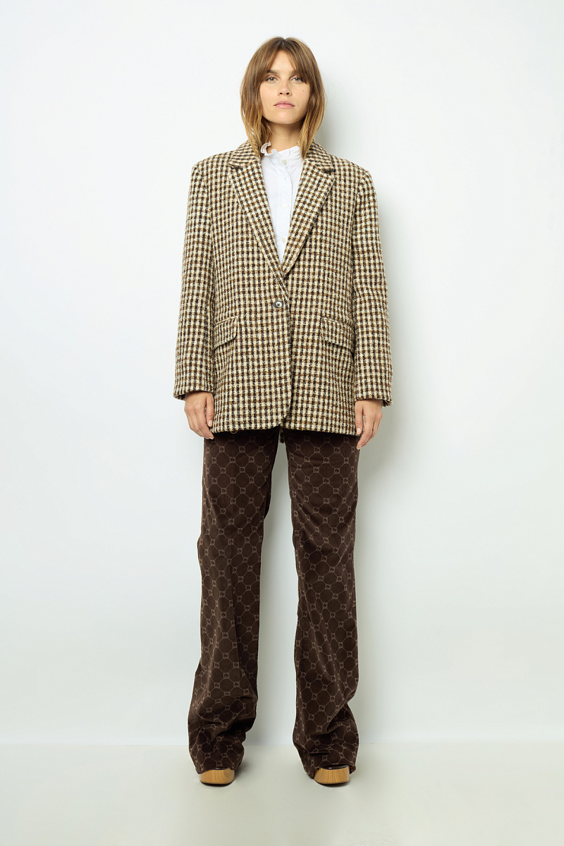 MANUELLE - Жакет широкого кроя в клетку