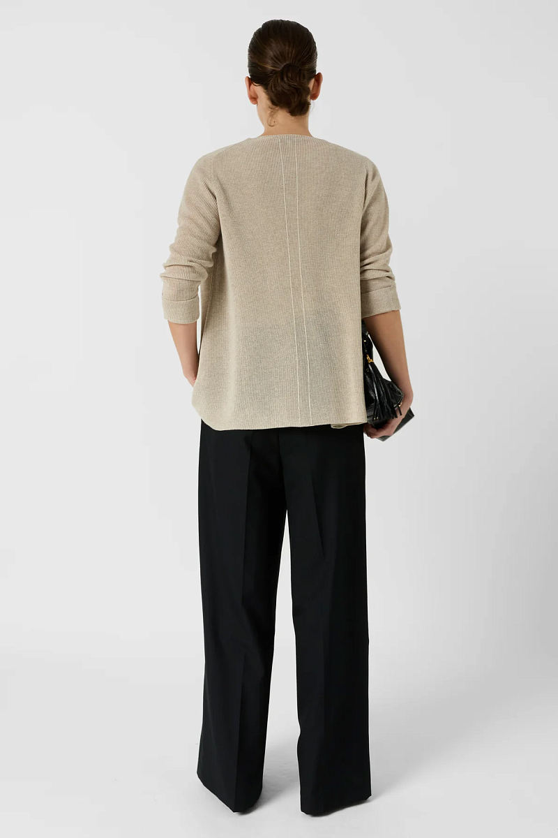 LORINA - Бежевый вязаный кардиган