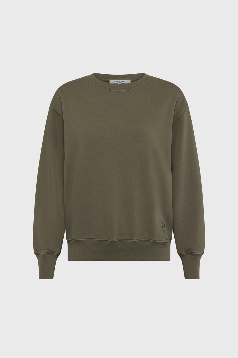 MISHA - Толстовка из хлопка в цвете хаки