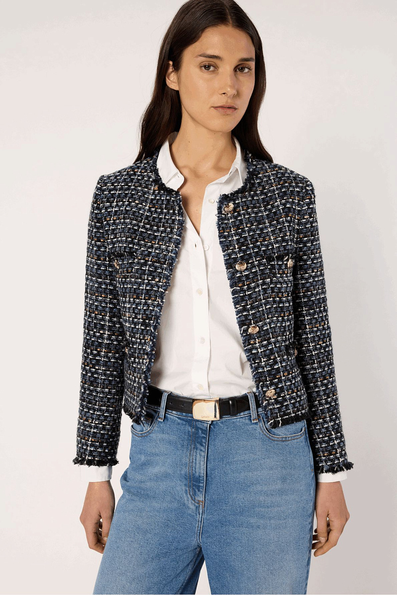 IYA - Твидовый жакет с люрексом