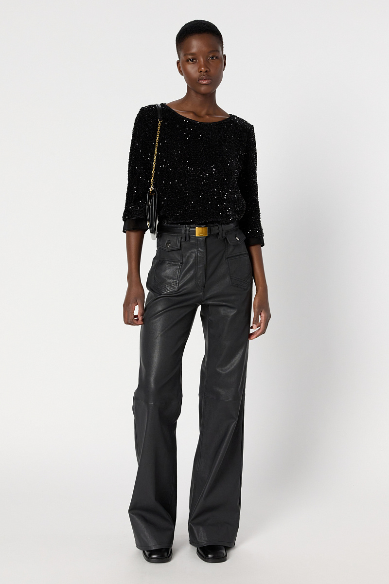 ALIENOR - Блуза с пайетками