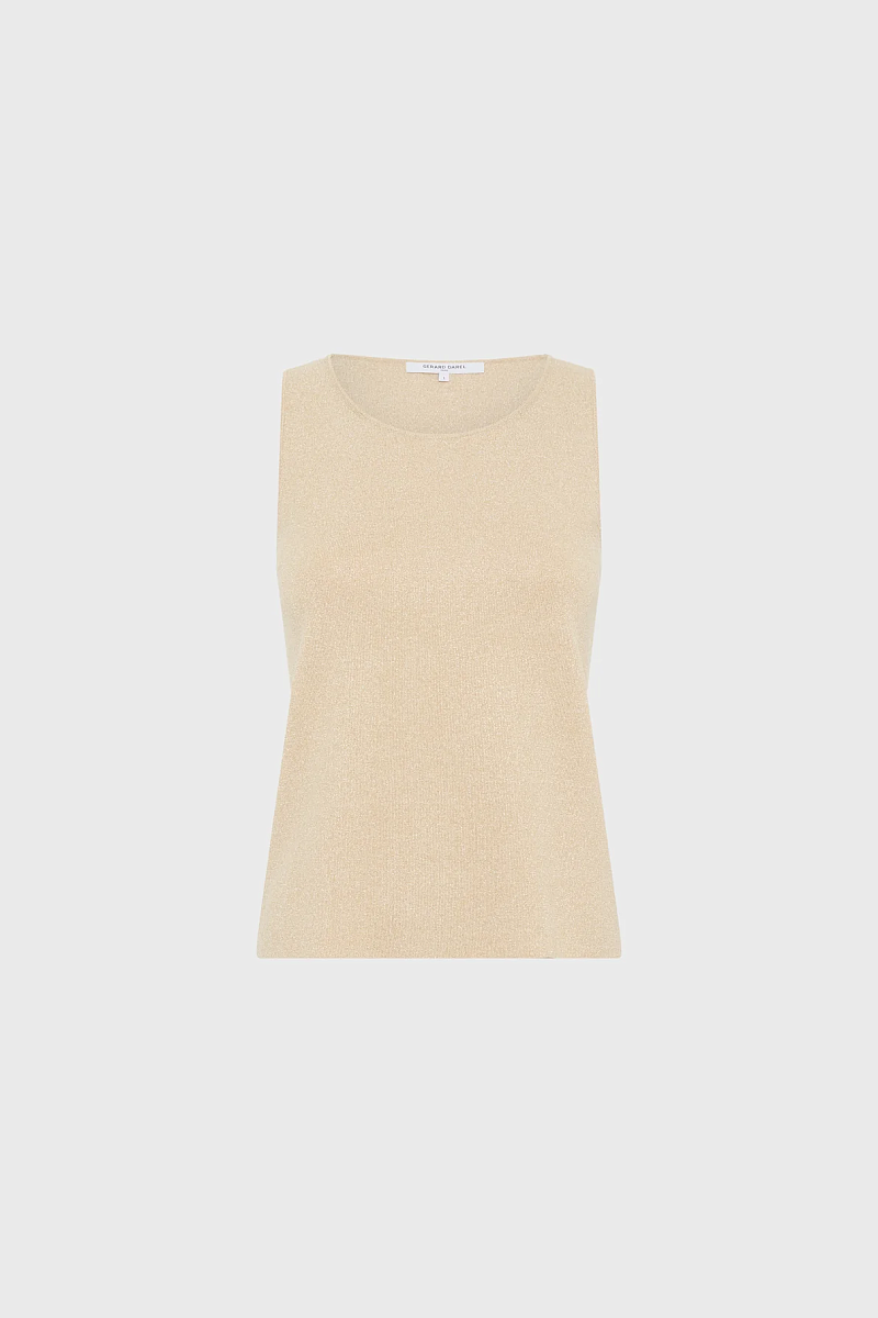 LUANA - Золотистый топ из микрофибры