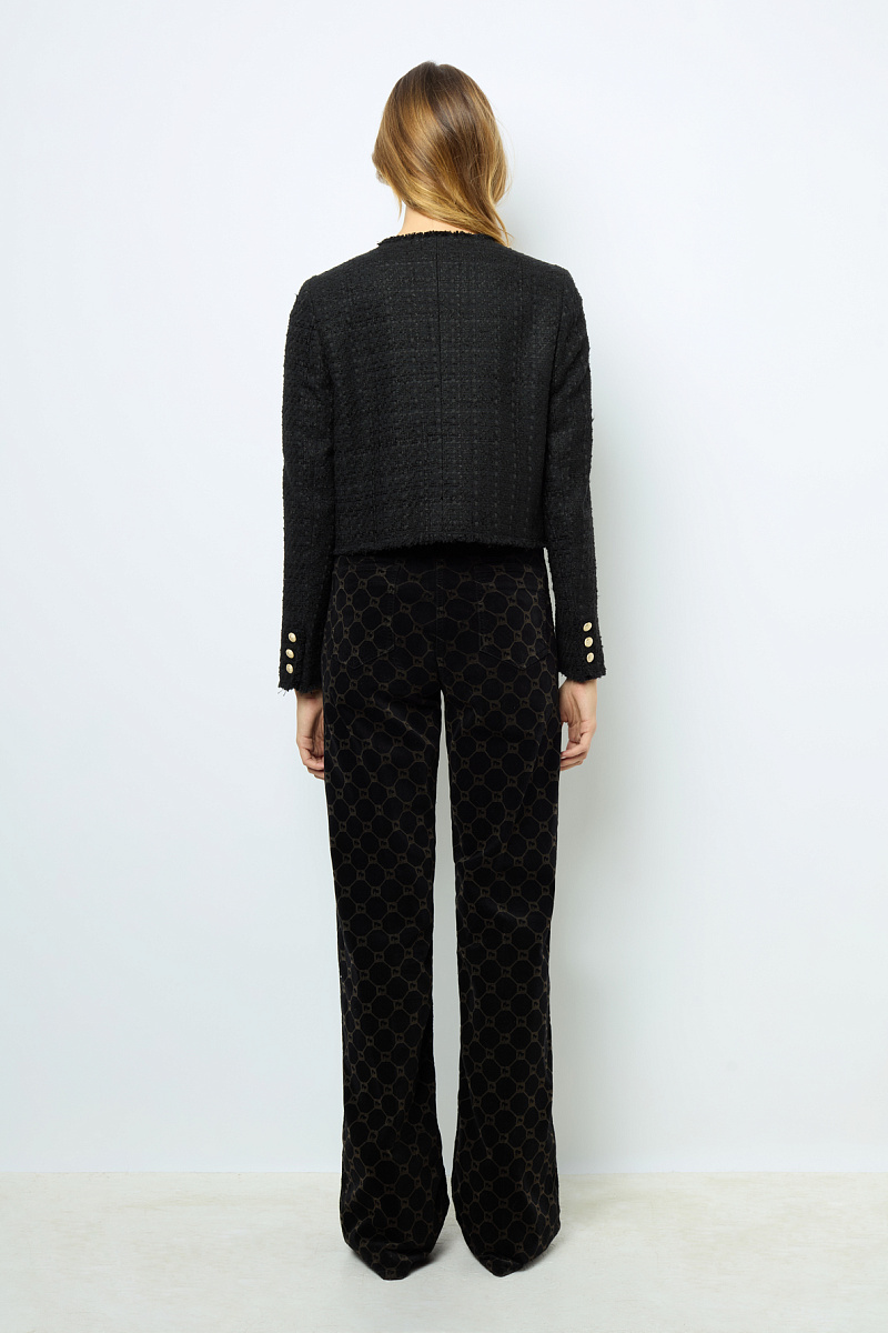 MELISSA - Твидовый жакет без ворота