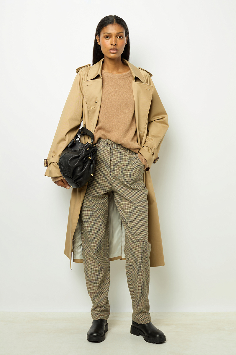 NIAMIE - Брюки-кэррот с принтом