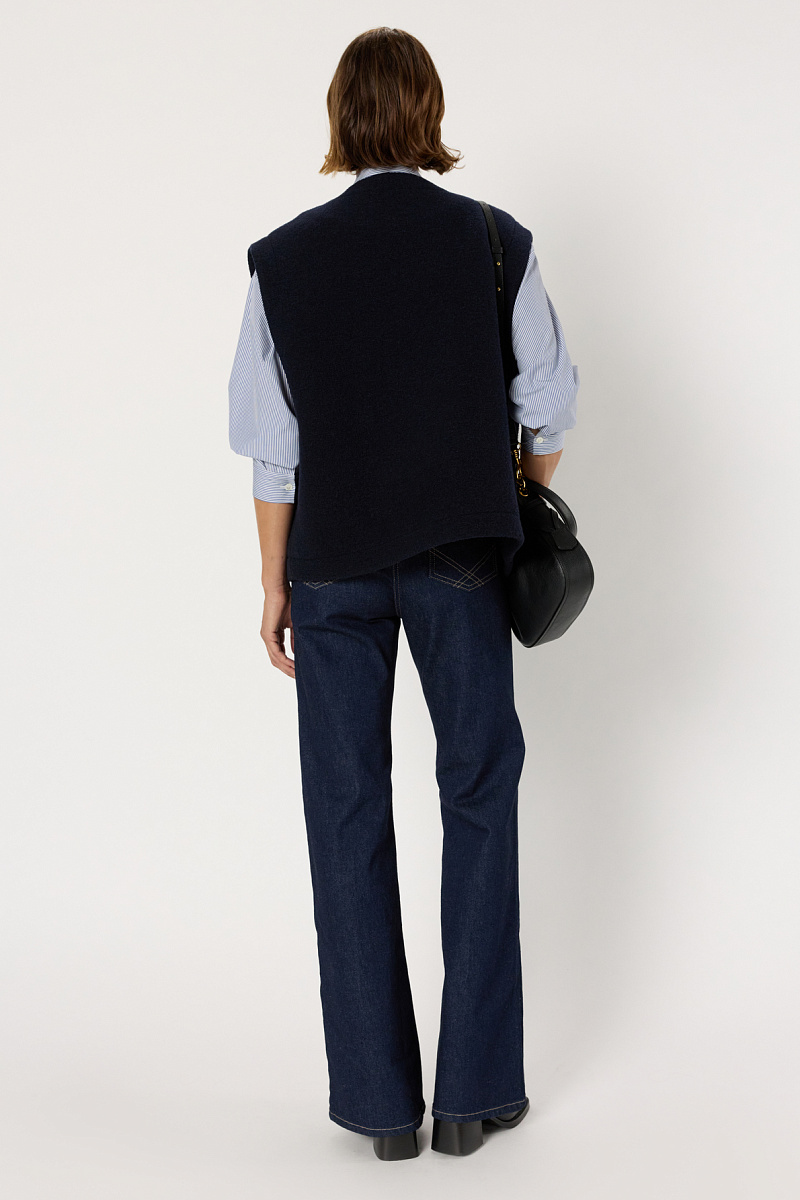 NOLWENN - Жилет из шерсти букле