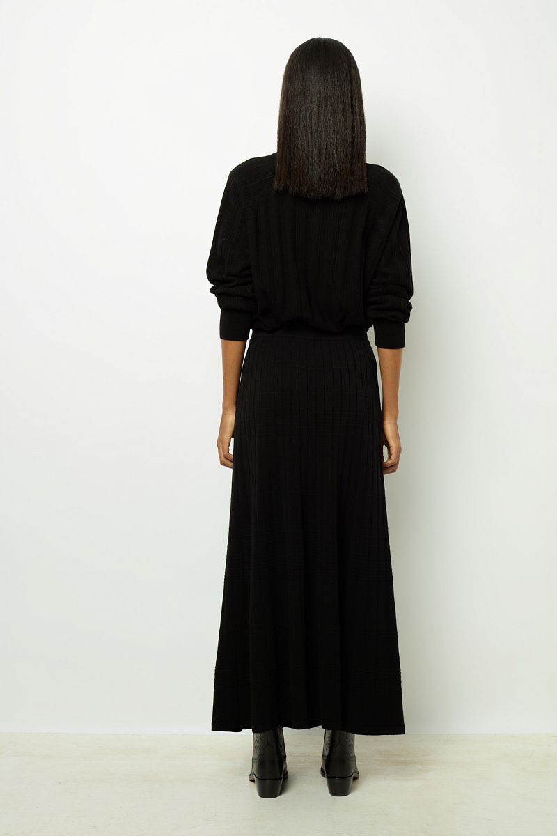 CEANE - Вязаная юбка-миди с А-силуэтом