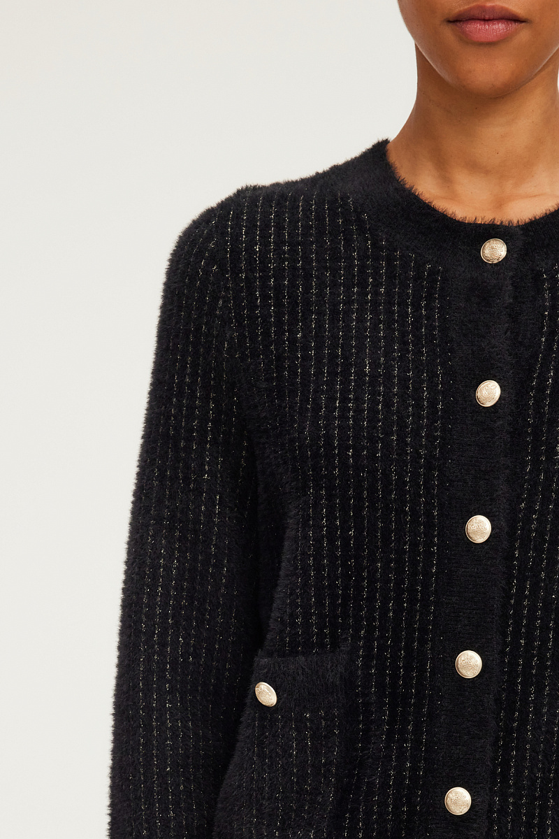 JACINTHA - Кардиган из шенилла и люрекса