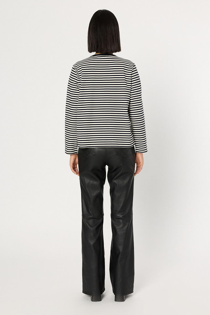 HULIA - Лонгслив из 100% хлопка в полоску HULIA - Лонгслив из 100% хлопка в полоску