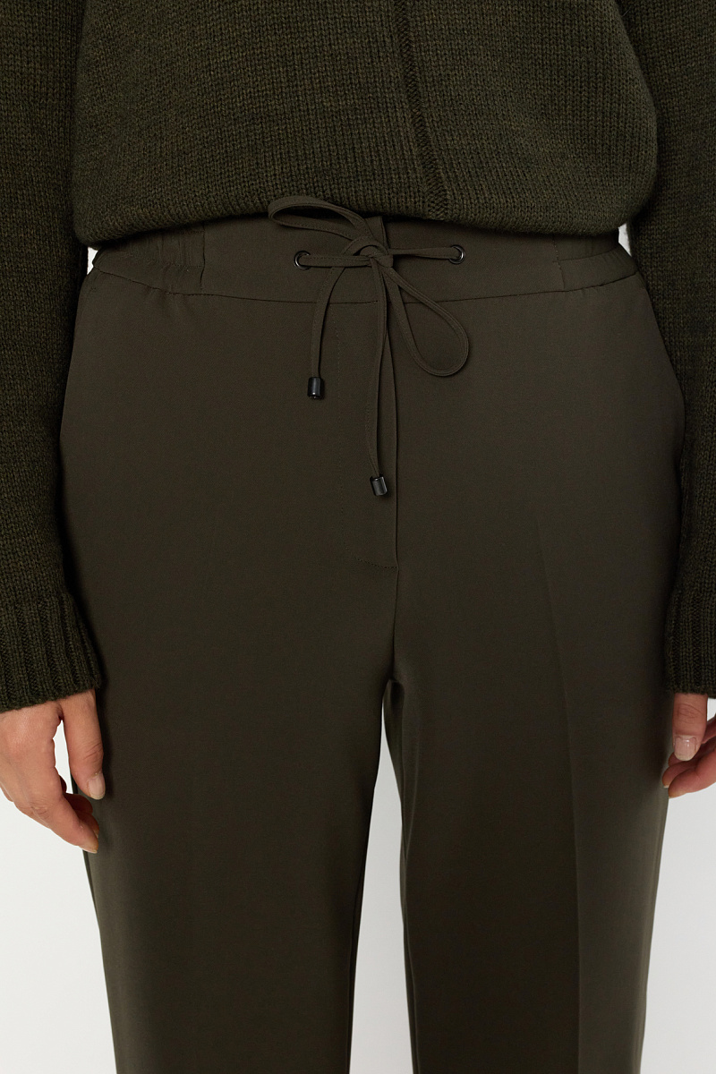 CLARAEL - Прямые брюки с эластичной вставкой на талии