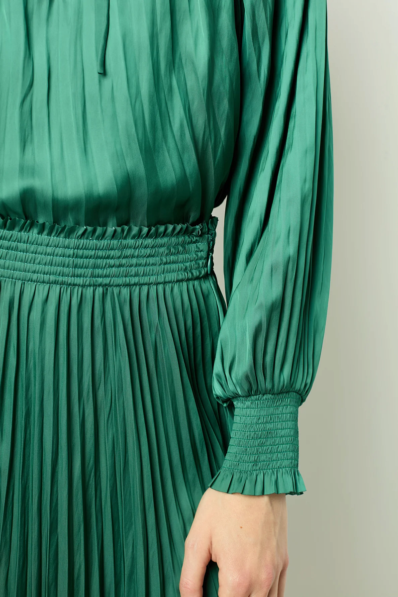 BABETH - Блуза из сатина со складками