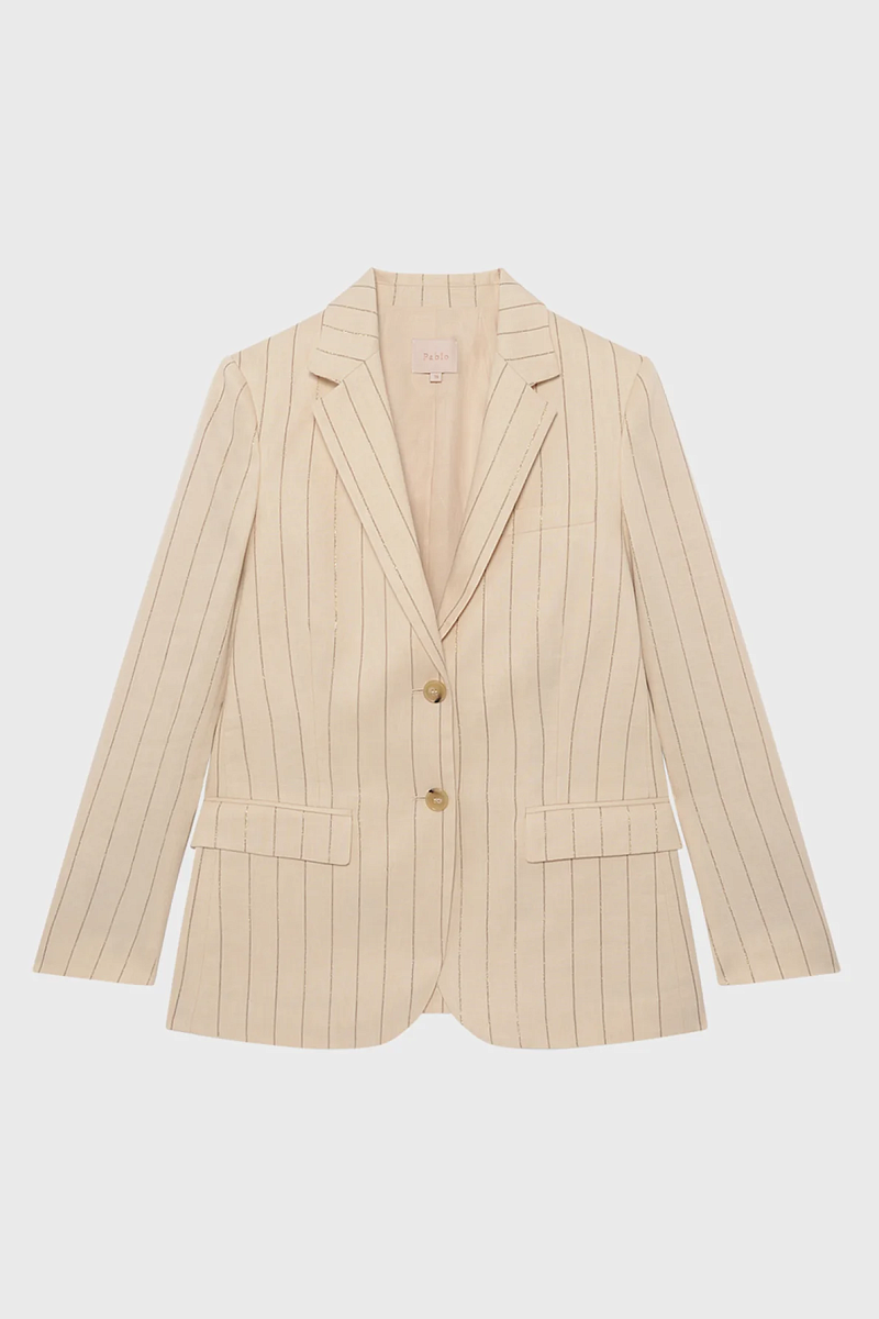 REYNA - Блейзер в золотистую полоску