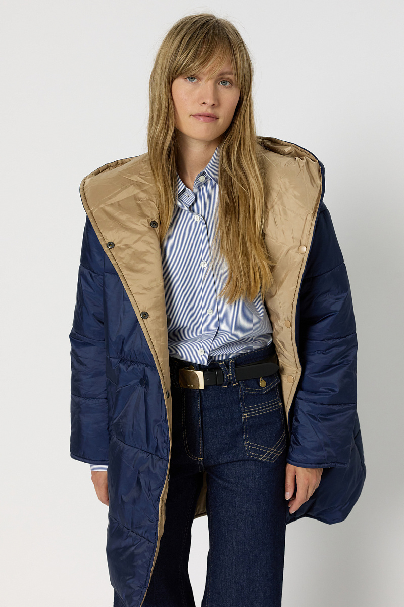 MATHILDE - Стеганый двусторонний пуховик с капюшоном