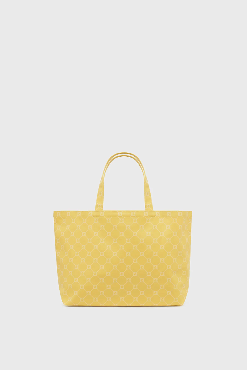 LOLA - Сливочно-желтая холщовая сумка с монограммой