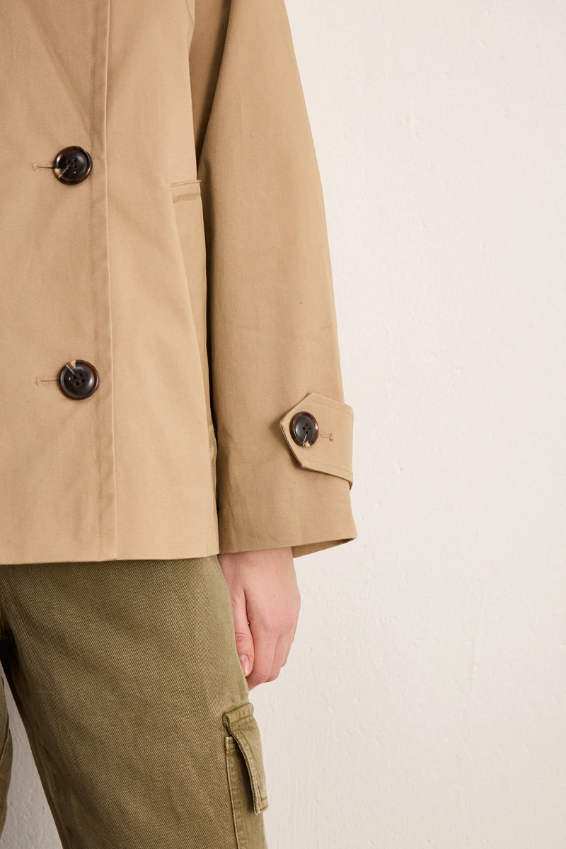 DALILA - Бежевый укороченный тренч