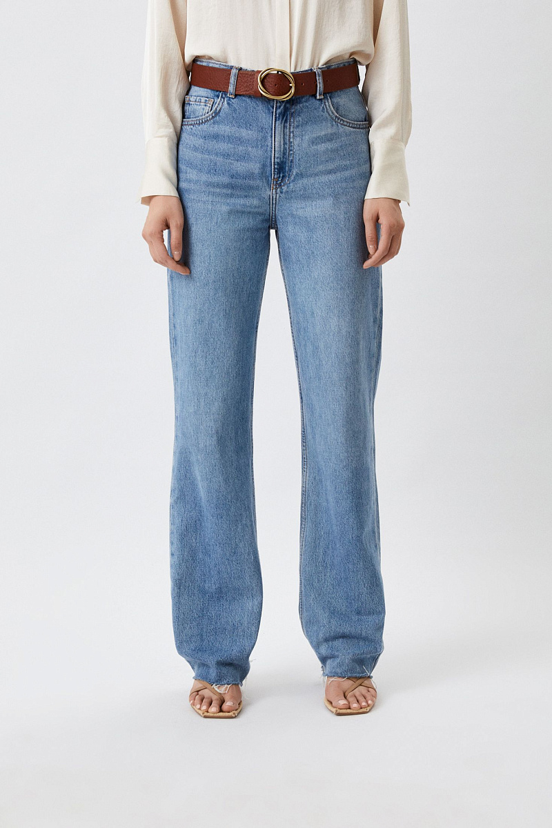 Широкий ремень из фактурной кожи