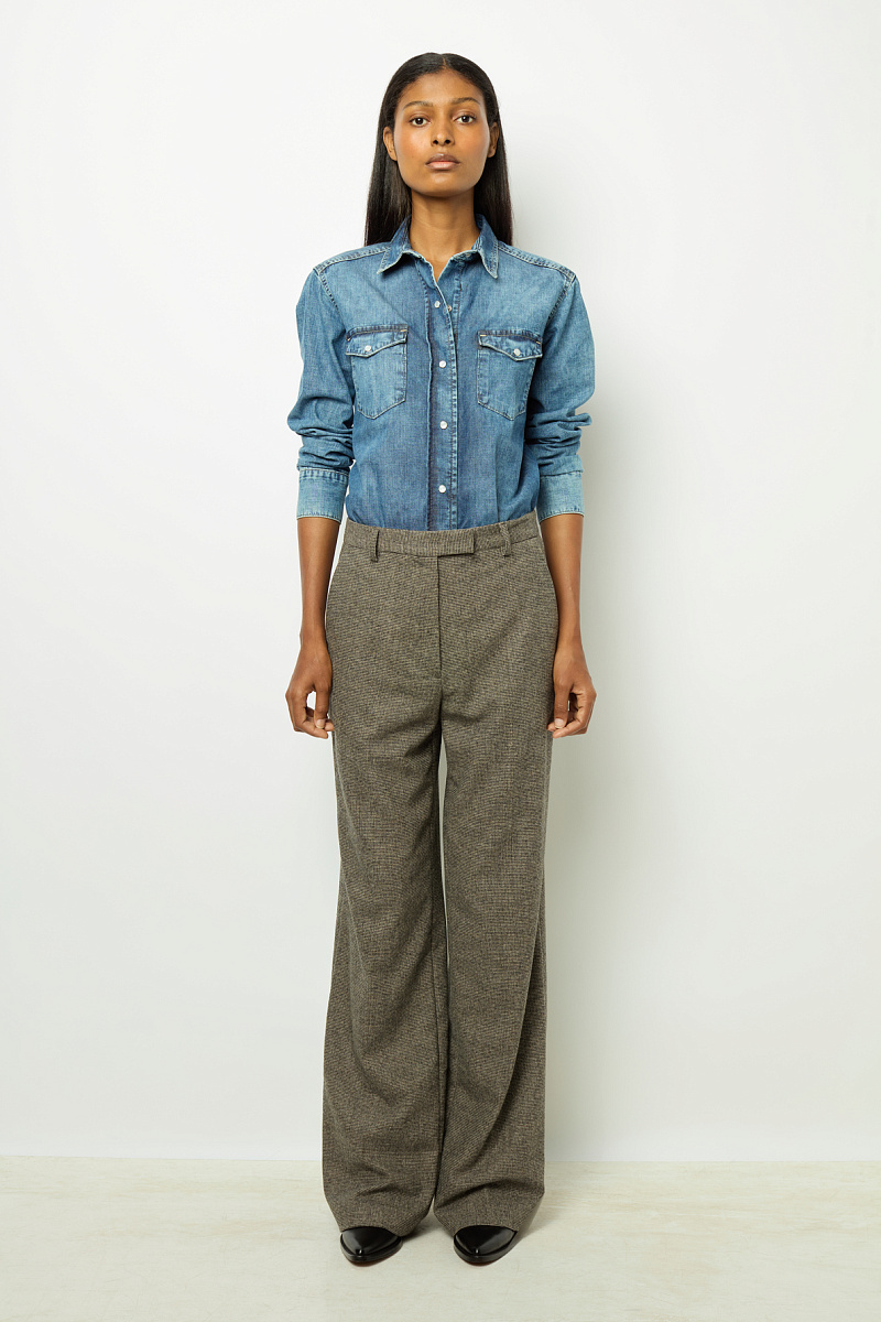 DALI - Брюки широкого кроя с принтом