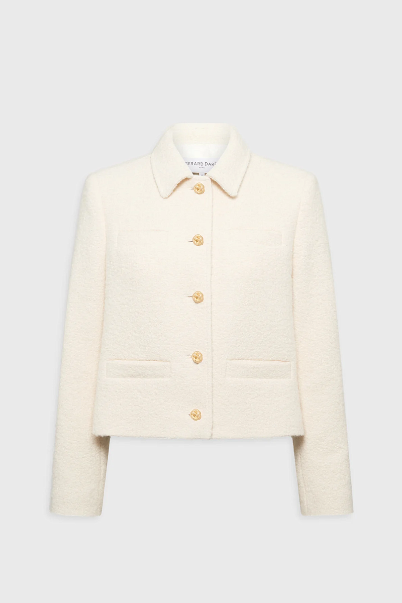 NORINE - Укороченный твидовый жакет