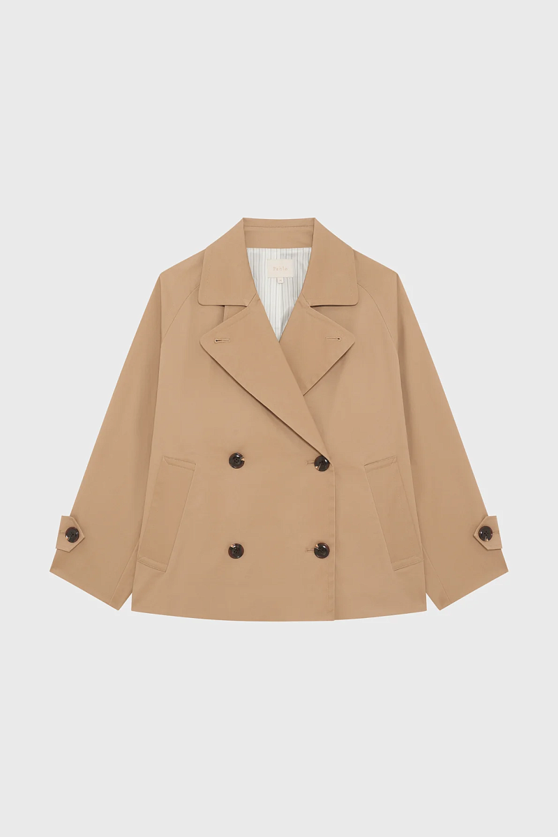 DALILA - Бежевый укороченный тренч